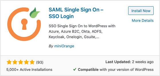 SAML Single Sign On - SSO Login