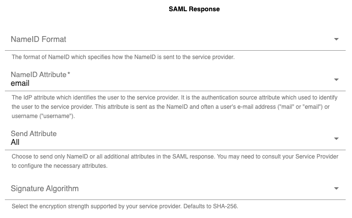 SAML Response