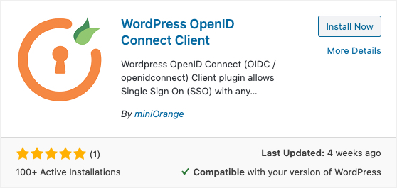 WordPress OpenID Connect Client